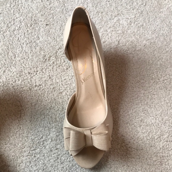 Nude Heels with bows - Picture 4 of 4